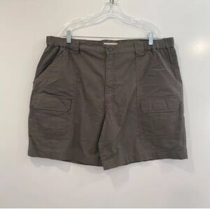 Savane Green Hiking Cargo 7” Shorts‎ Pockets Mens Size 42 (1172)